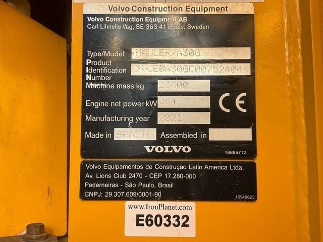 Volvo A30G - Tombereau articulé: photos 5 Volvo A30G - Tombereau articulé: photos 5