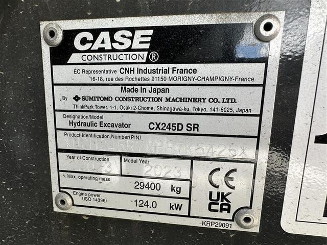 CASE CX245DSR - Pelle sur chenille: photos 5 CASE CX245DSR - Pelle sur chenille: photos 5