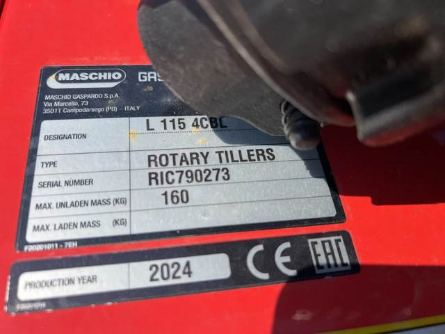 Maschio Gaspardo L115 4CBL - Rotavator: photos 5 Maschio Gaspardo L115 4CBL - Rotavator: photos 5