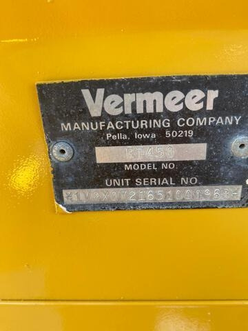 Vermeer RT450 - Trancheuse: photos 5 Vermeer RT450 - Trancheuse: photos 5