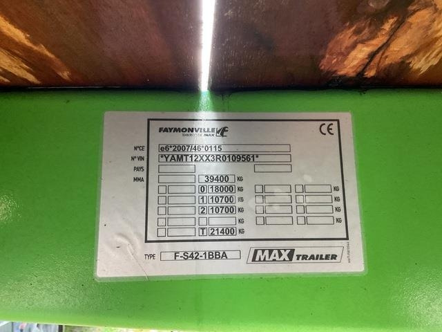 MAX Trailer F-S42-1BBA - Semi-remorque surbaissé: photos 5 MAX Trailer F-S42-1BBA - Semi-remorque surbaissé: photos 5