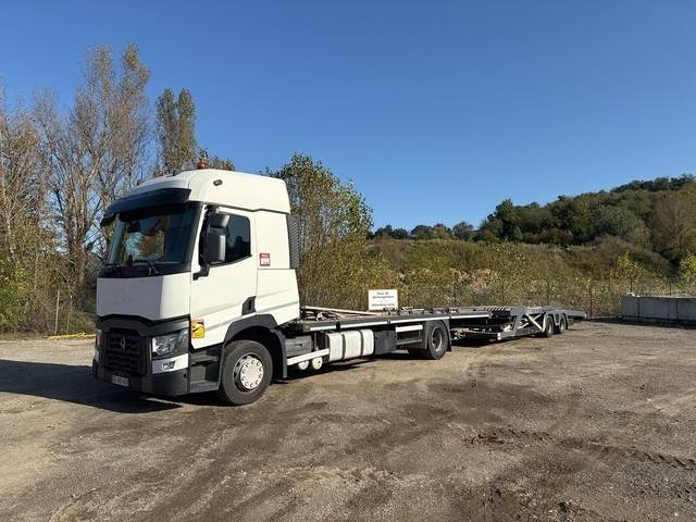 Renault T430 - Tracteur routier, Semi-remorque surbaissé: photos 1 Renault T430 - Tracteur routier, Semi-remorque surbaissé: photos 1
