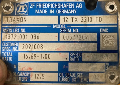 ZF 12 TX 2210 TD - Boîte de vitesse pour Camion: photos 3 ZF 12 TX 2210 TD - Boîte de vitesse pour Camion: photos 3