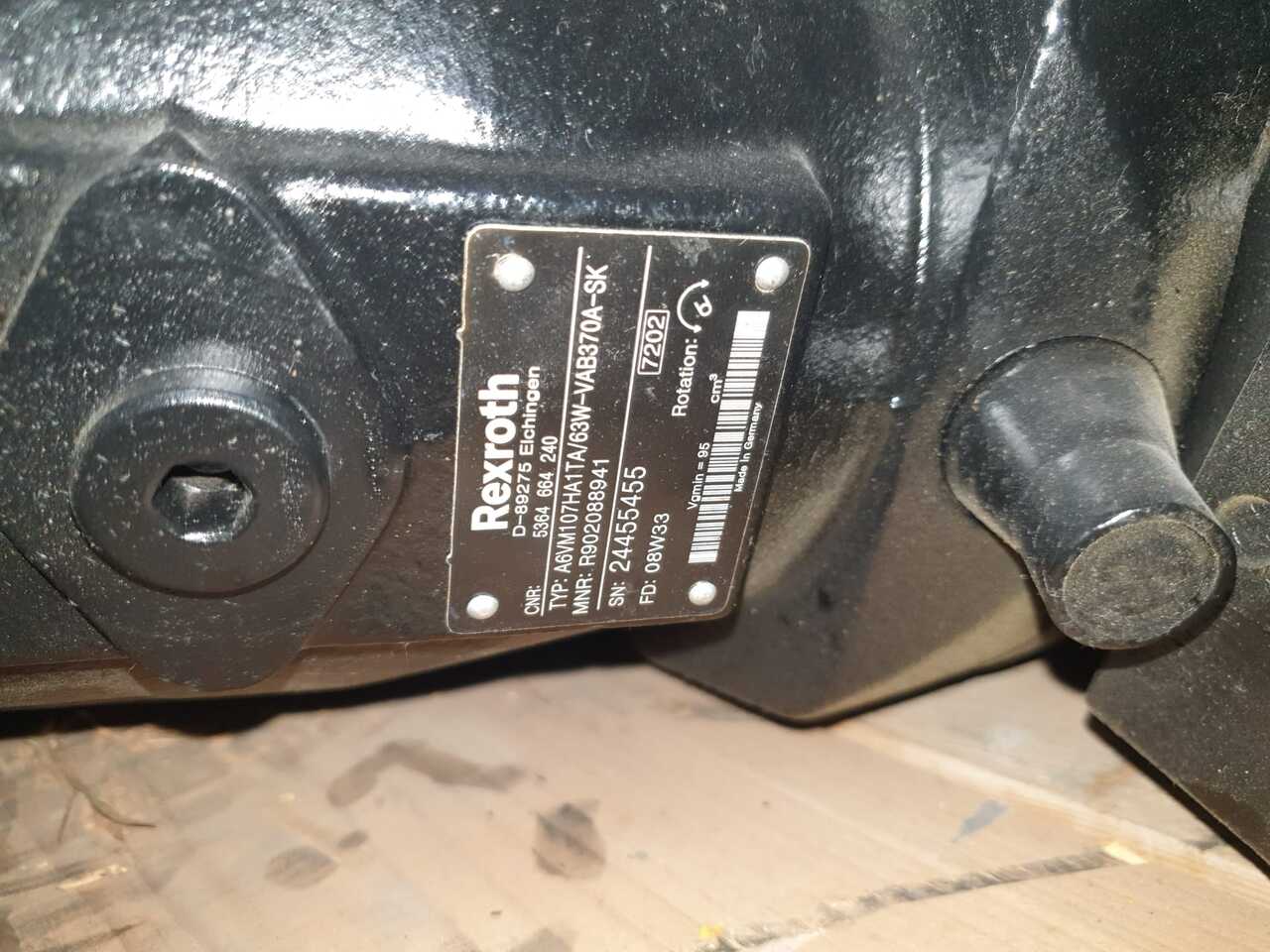 REXROTH R902088941 A6VM107HA1TA/63W-VAB370A-SK - Moteur hydraulique: photos 2 REXROTH R902088941 A6VM107HA1TA/63W-VAB370A-SK - Moteur hydraulique: photos 2