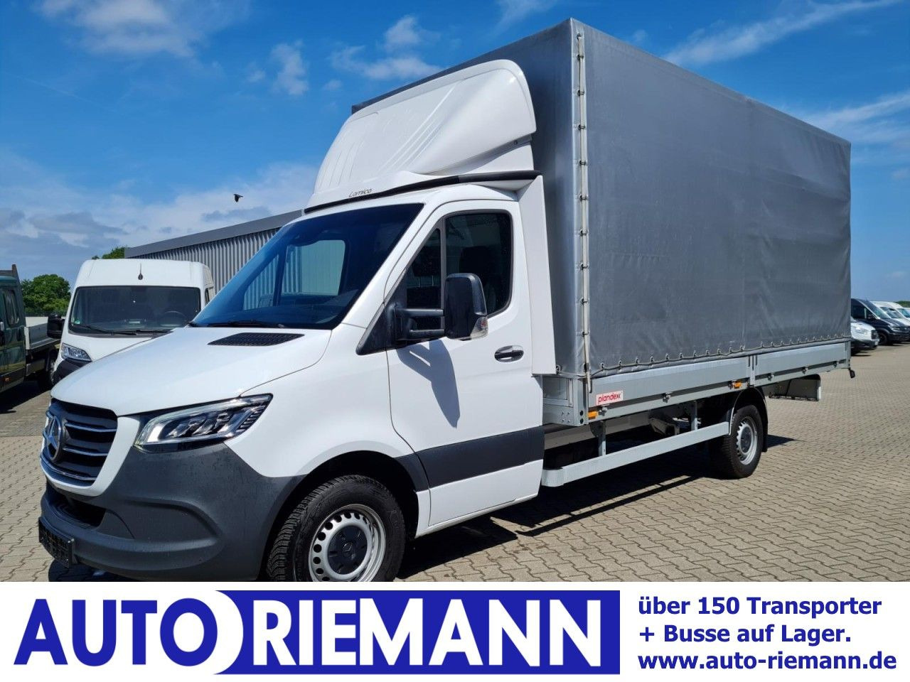 Mercedes-Benz Sprinter 317 Pritsche Plane 10 Pal. RWD LED - Utilitaire rideaux coulissants (PLSC): photos 1 Mercedes-Benz Sprinter 317 Pritsche Plane 10 Pal. RWD LED - Utilitaire rideaux coulissants (PLSC): photos 1