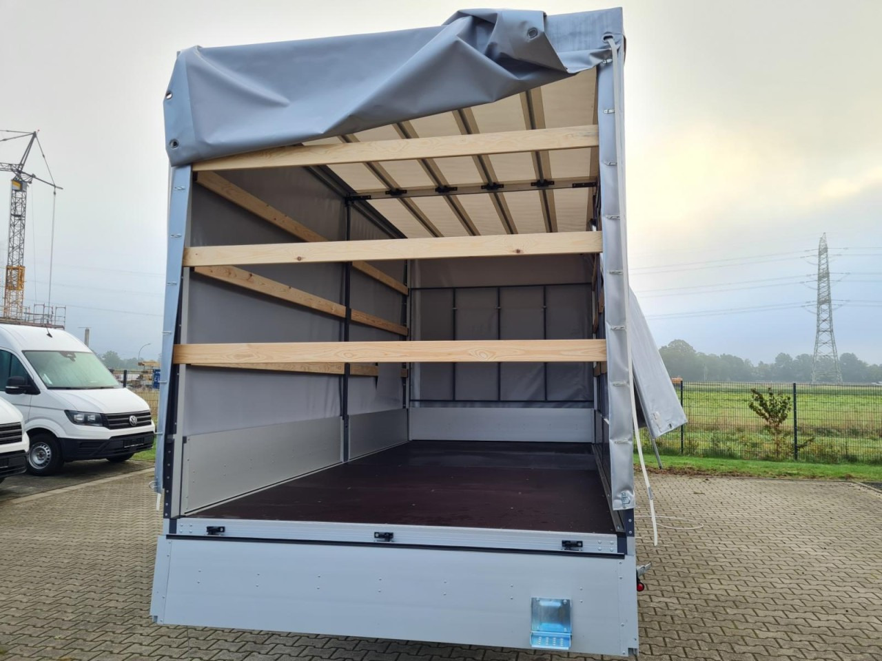 Utilitaire rideaux coulissants (PLSC) Renault Master Pritsche Schiebe Plane 10 Pal. LUFTFEDERUNG: photos 17