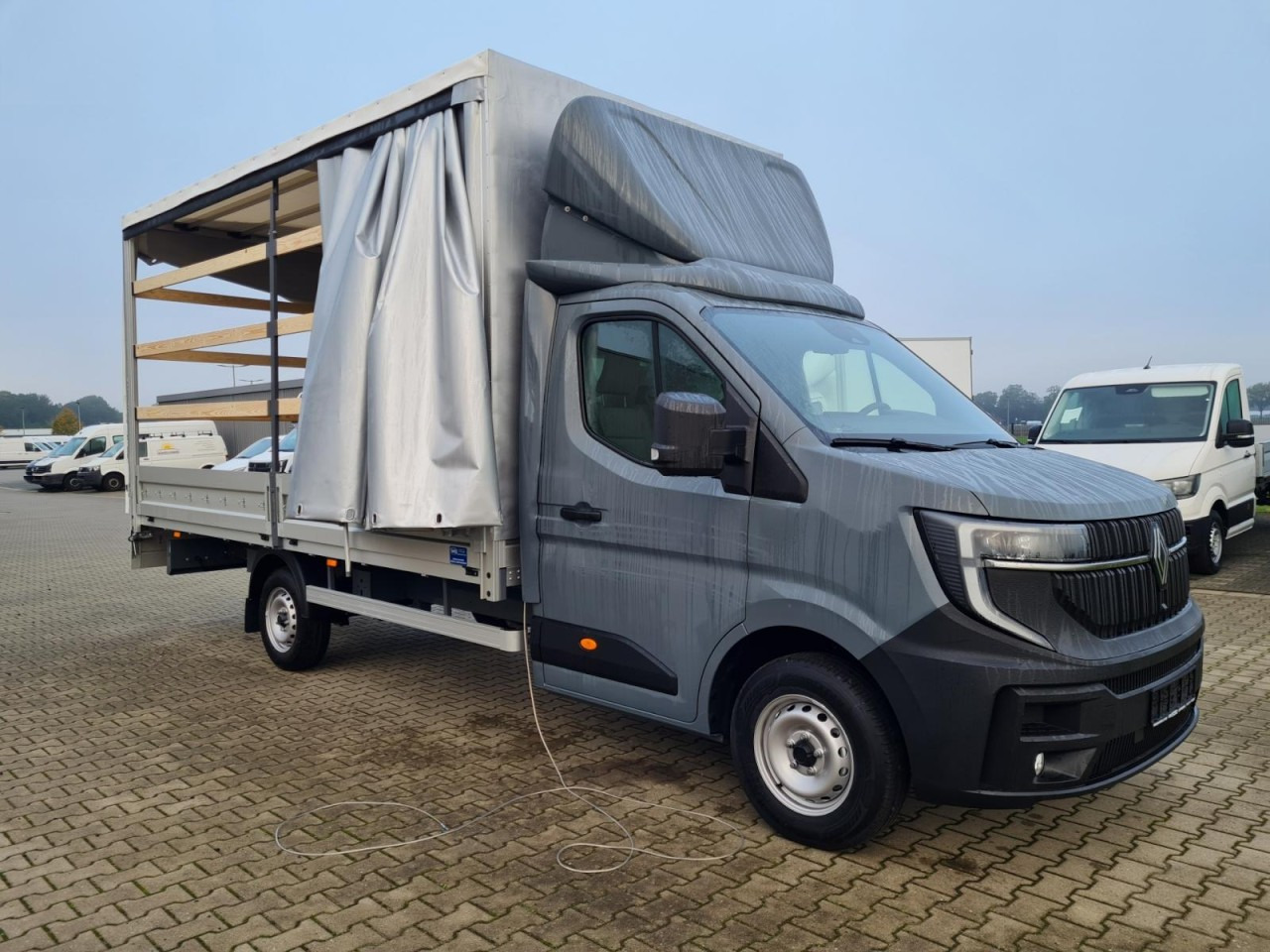 Utilitaire rideaux coulissants (PLSC) Renault Master Pritsche Schiebe Plane 10 Pal. LUFTFEDERUNG: photos 19