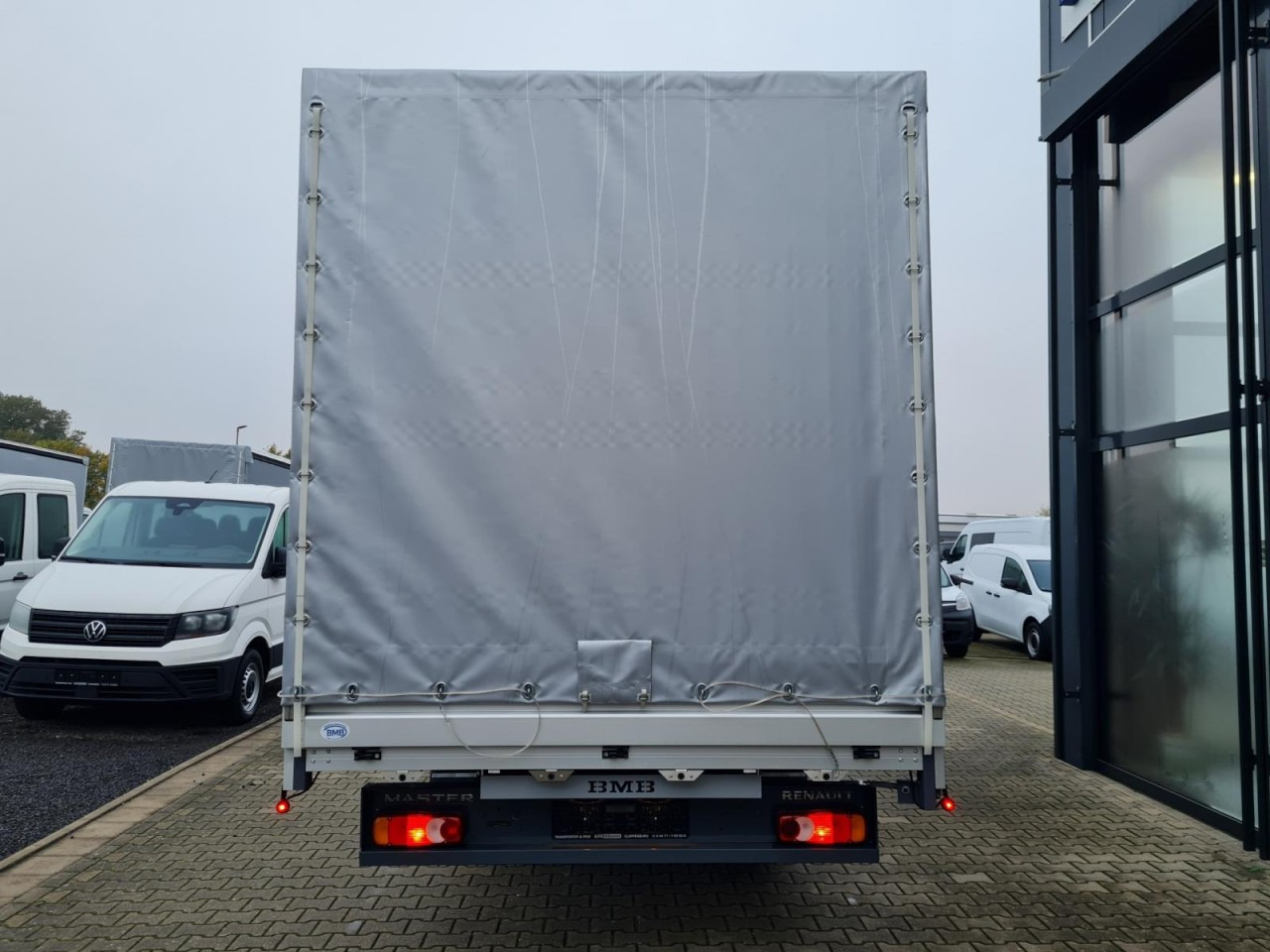 Utilitaire rideaux coulissants (PLSC) Renault Master Pritsche Schiebe Plane 10 Pal. LUFTFEDERUNG: photos 7