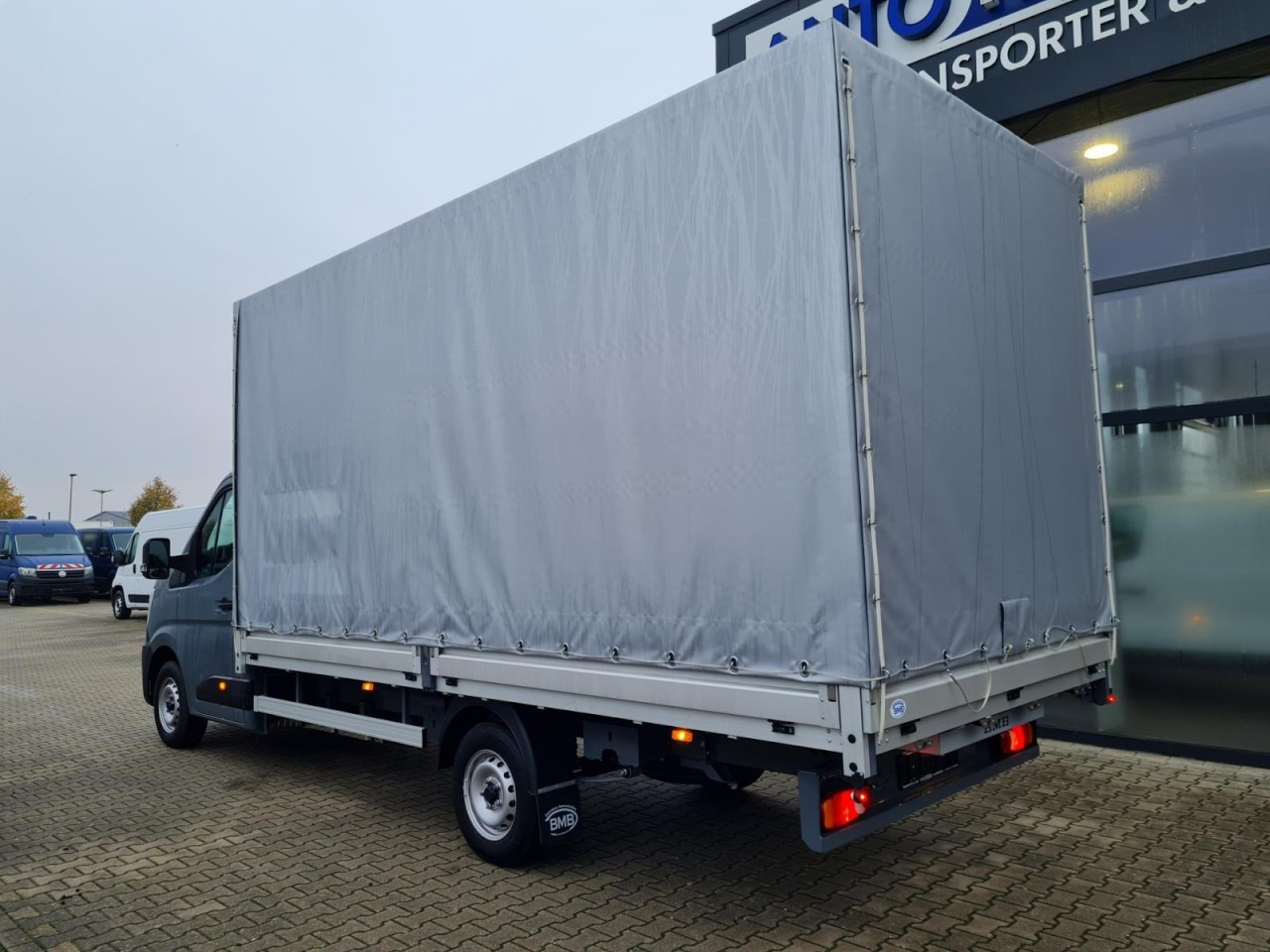 Utilitaire rideaux coulissants (PLSC) Renault Master Pritsche Schiebe Plane 10 Pal. LUFTFEDERUNG: photos 9