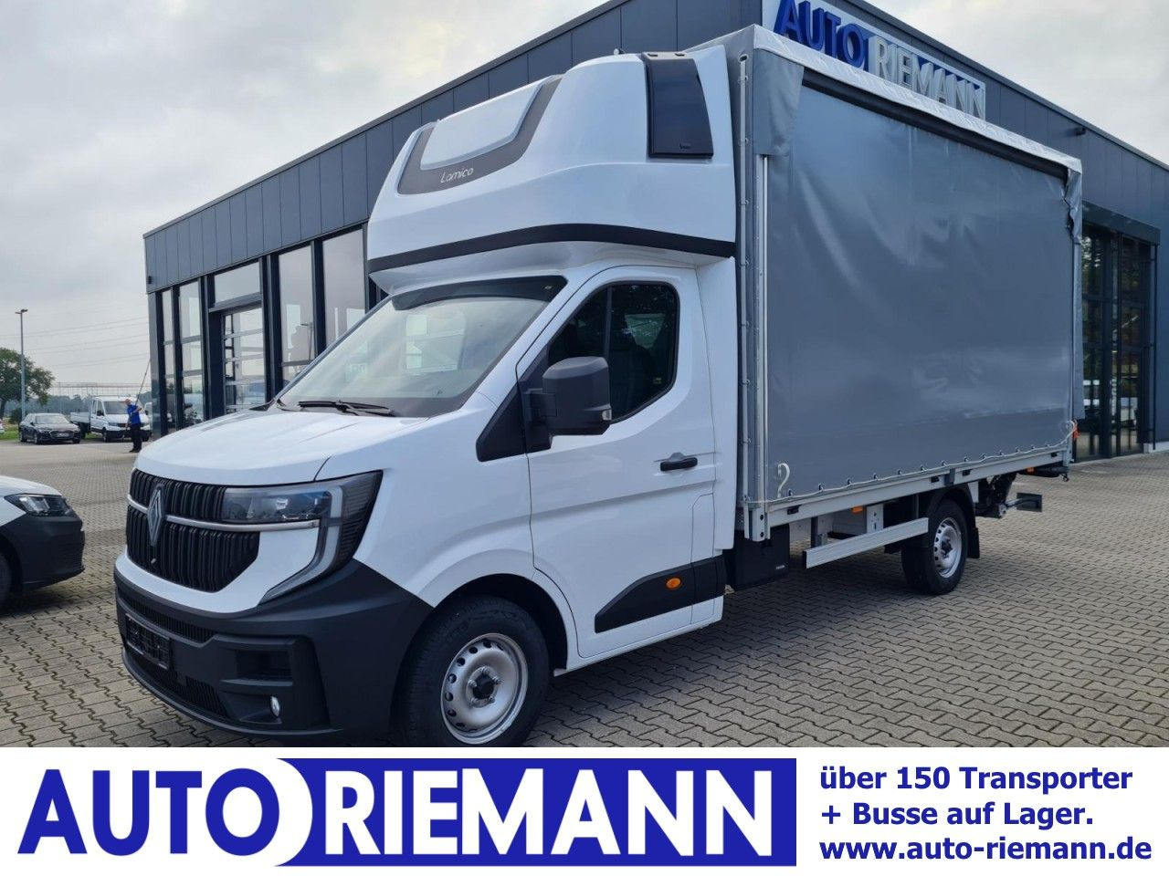 Renault Master Pritsche Schiebe Plane Schlafkab LBW Luft - Utilitaire rideaux coulissants (PLSC): photos 1 Renault Master Pritsche Schiebe Plane Schlafkab LBW Luft - Utilitaire rideaux coulissants (PLSC): photos 1