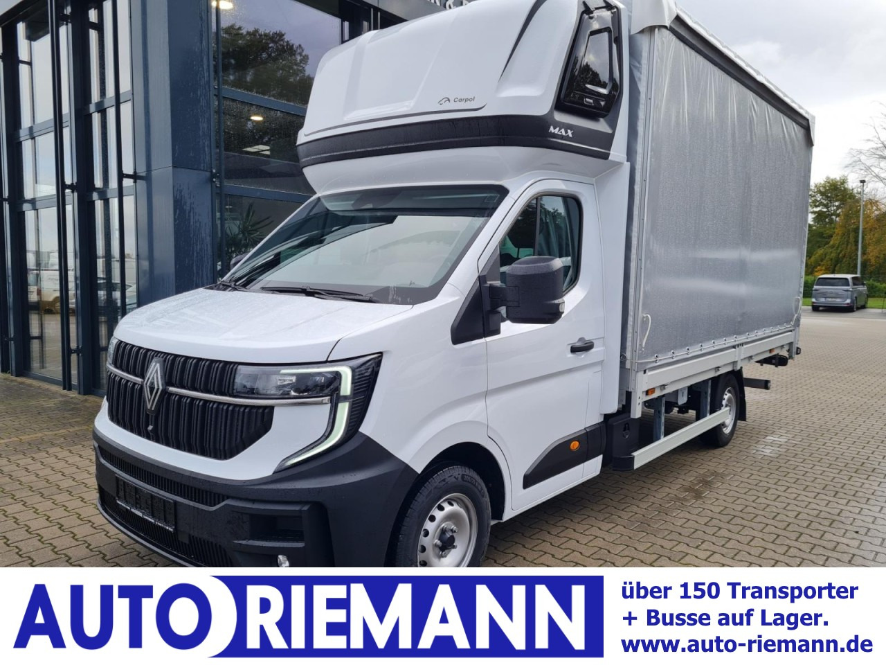 Utilitaire rideaux coulissants (PLSC) Renault Master Pritsche Schiebe Plane Schlafkab LBW Luftfederung