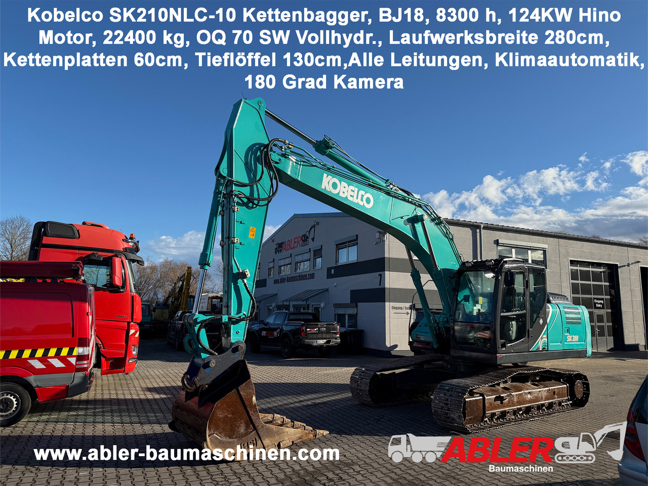 Kobelco SK210 NLC-10 Kettenbagger Oilquick Klima - Pelle sur chenille: photos 1 Kobelco SK210 NLC-10 Kettenbagger Oilquick Klima - Pelle sur chenille: photos 1