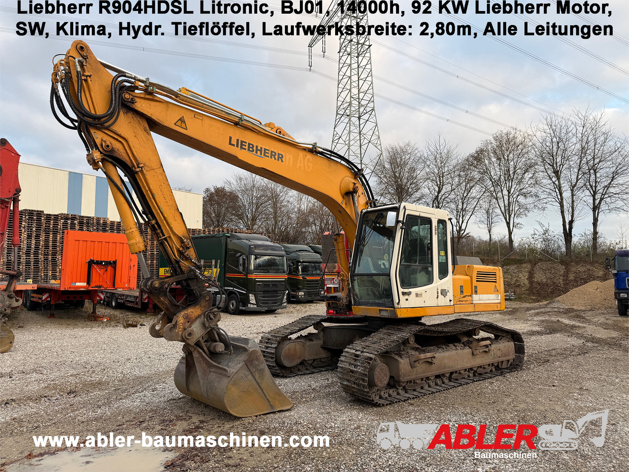 Liebherr R904 Kettenbagger Klima SW - Pelle: photos 1 Liebherr R904 Kettenbagger Klima SW - Pelle: photos 1