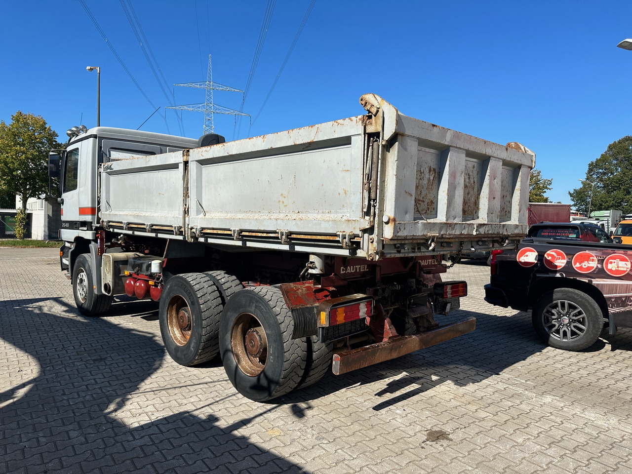 Camion benne Mercedes-Benz 2648 3-Seiten-Kipper Wechselsystem V8: photos 5