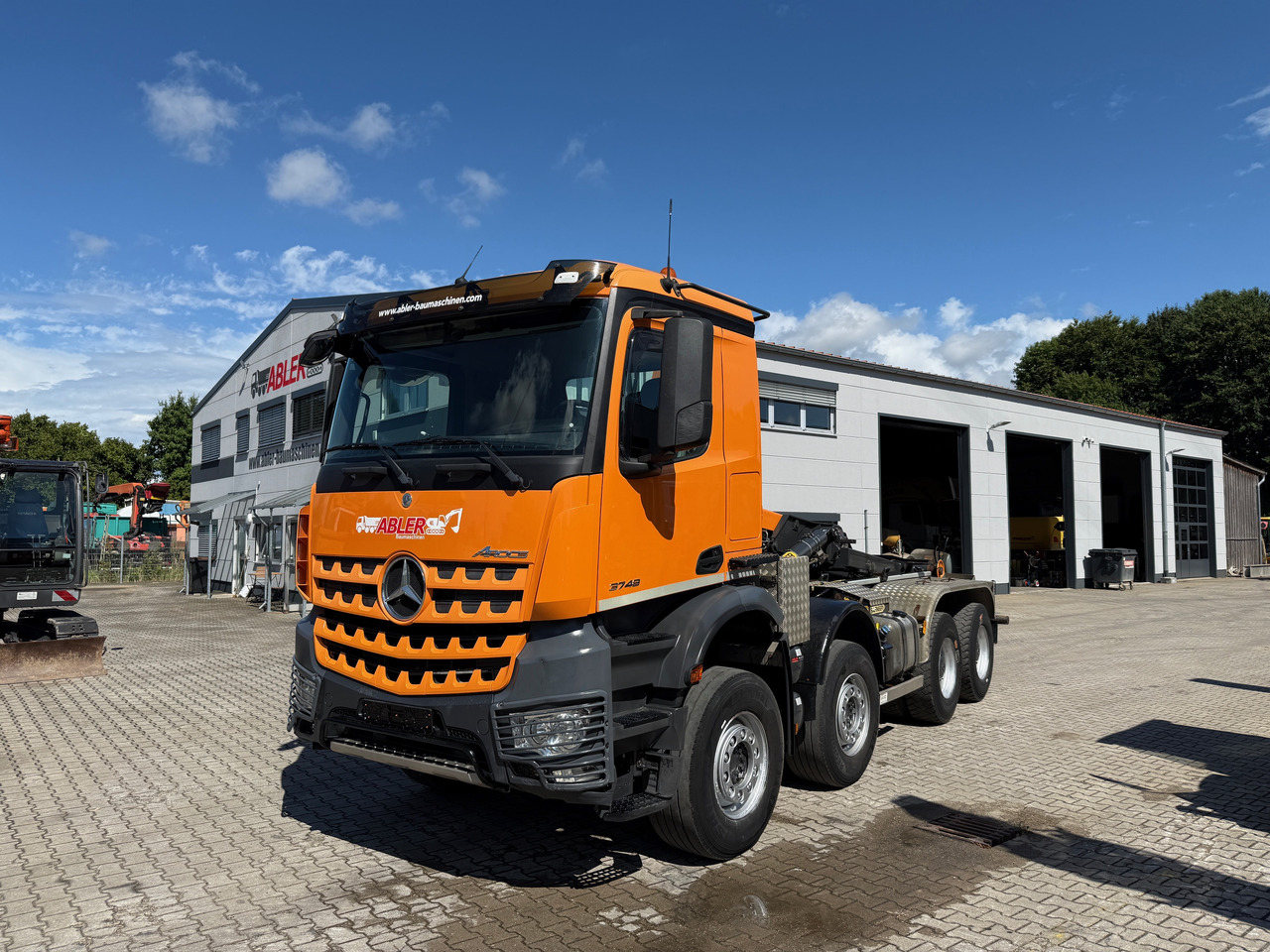 Mercedes-Benz 3748 Arocs Abrollkipper Palfinger AHK - Camion ampliroll: photos 3 Mercedes-Benz 3748 Arocs Abrollkipper Palfinger AHK - Camion ampliroll: photos 3