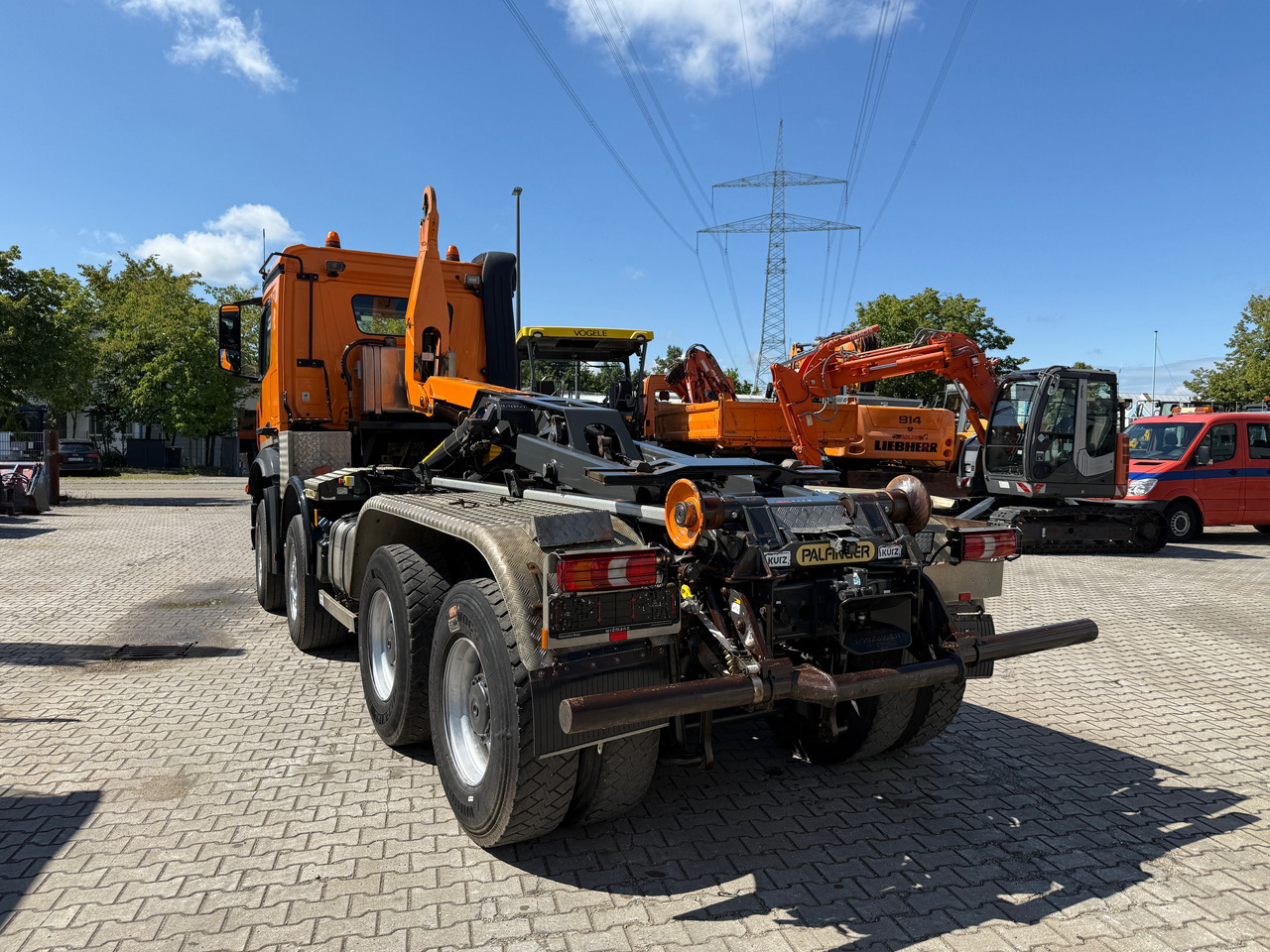 Mercedes-Benz 3748 Arocs Abrollkipper Palfinger AHK - Camion ampliroll: photos 5 Mercedes-Benz 3748 Arocs Abrollkipper Palfinger AHK - Camion ampliroll: photos 5