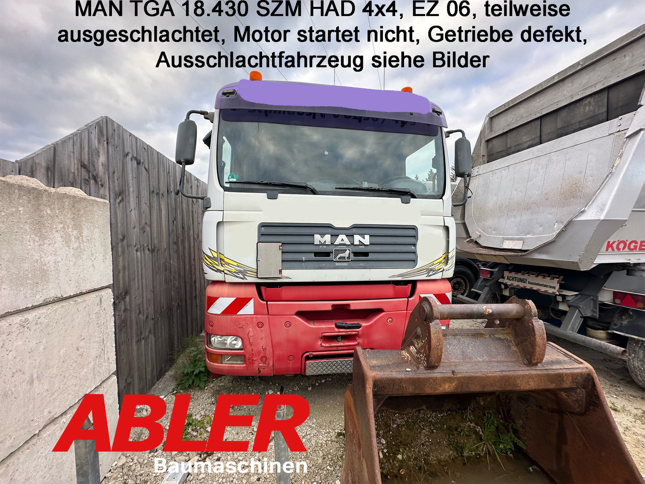 MAN TGA 18.430 SZM HAD 4x4 - Tracteur routier: photos 1 MAN TGA 18.430 SZM HAD 4x4 - Tracteur routier: photos 1
