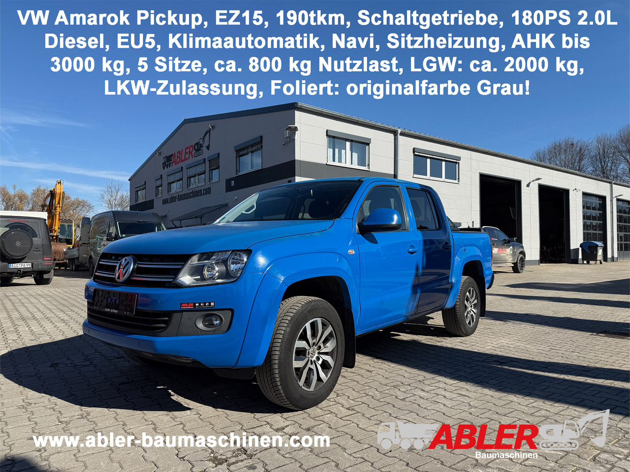 VW Amarok Klima Navi LKW - Pick-up: photos 1 VW Amarok Klima Navi LKW - Pick-up: photos 1
