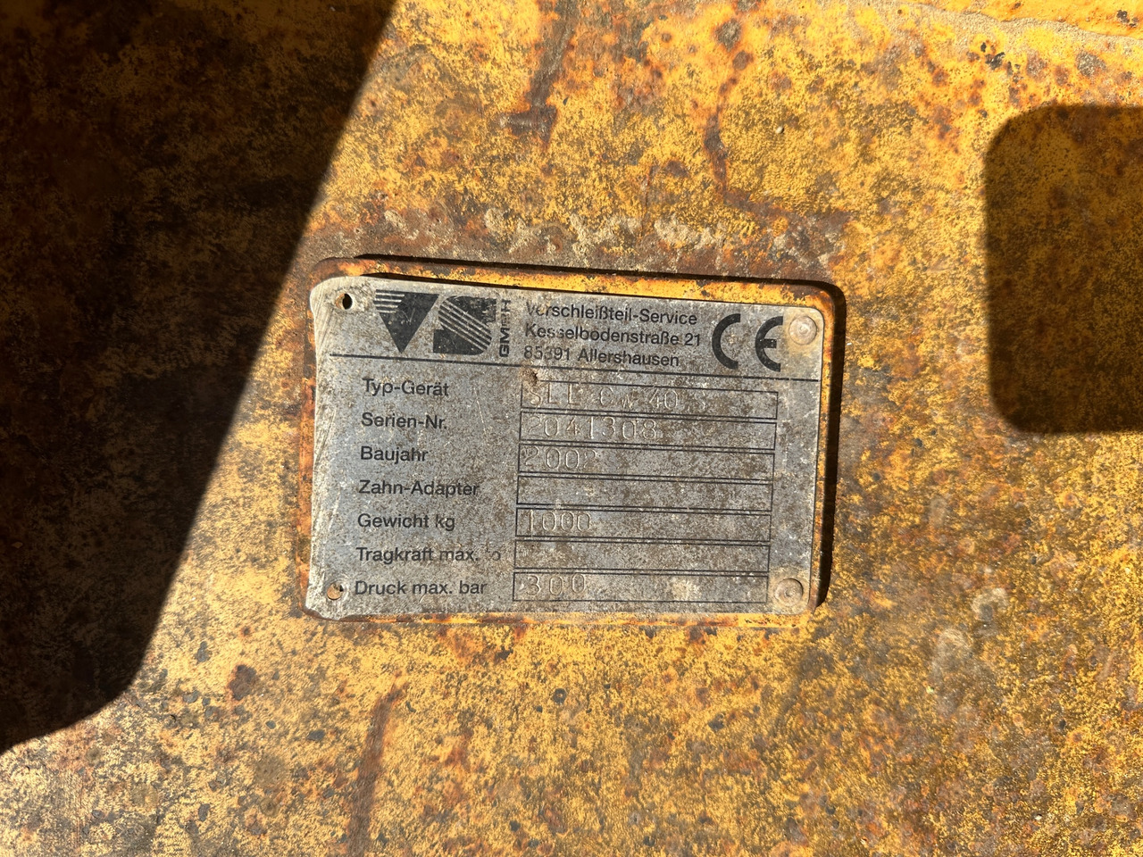 Verachtert CW 40S Schwenkbarer Tieflöffel 175 cm - Godet pour pelle pour Engins de chantier: photos 5 Verachtert CW 40S Schwenkbarer Tieflöffel 175 cm - Godet pour pelle pour Engins de chantier: photos 5