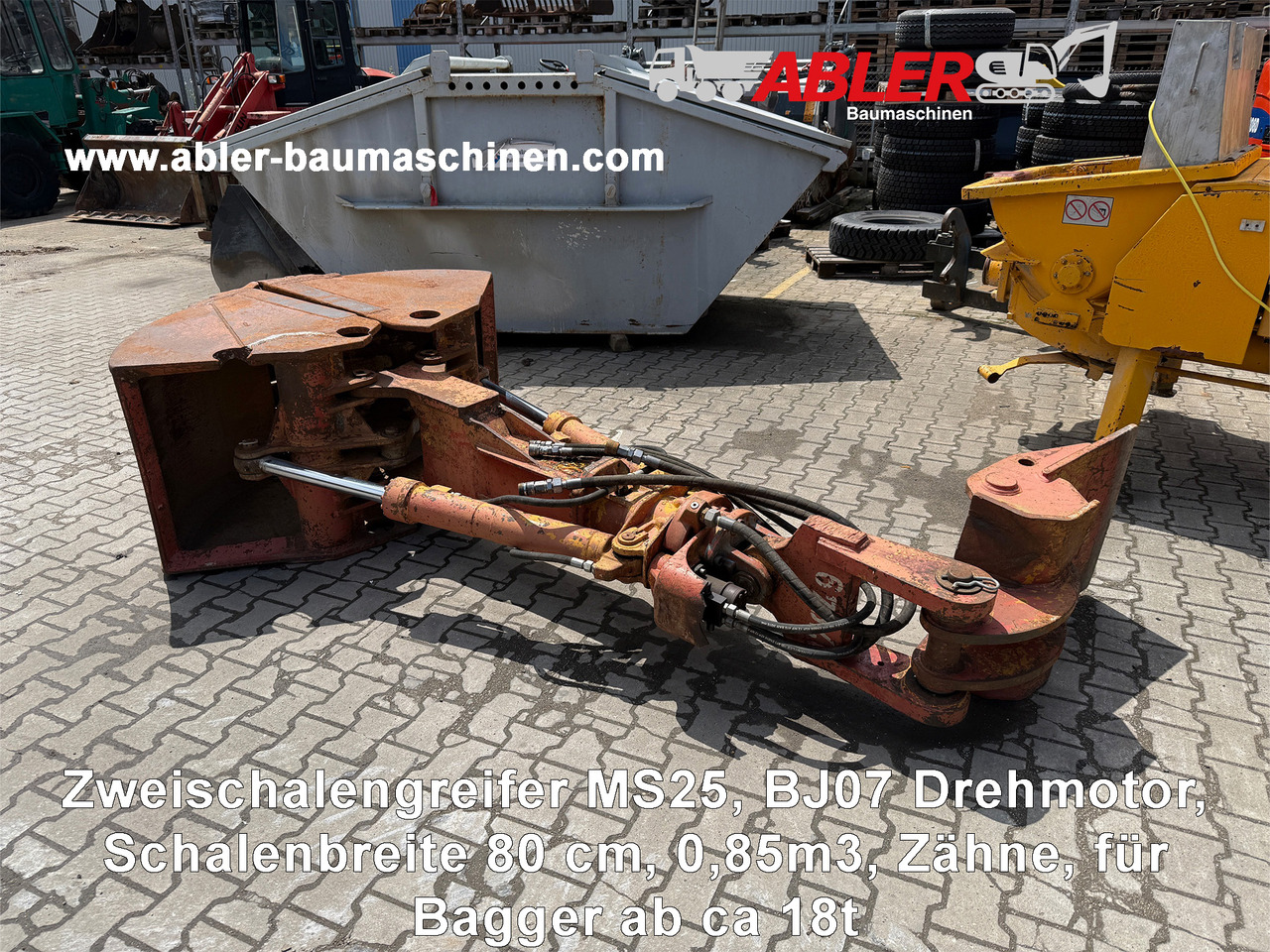 Zweischalengreifer MS25 0,85 m3 - Benne preneuse: photos 1 Zweischalengreifer MS25 0,85 m3 - Benne preneuse: photos 1
