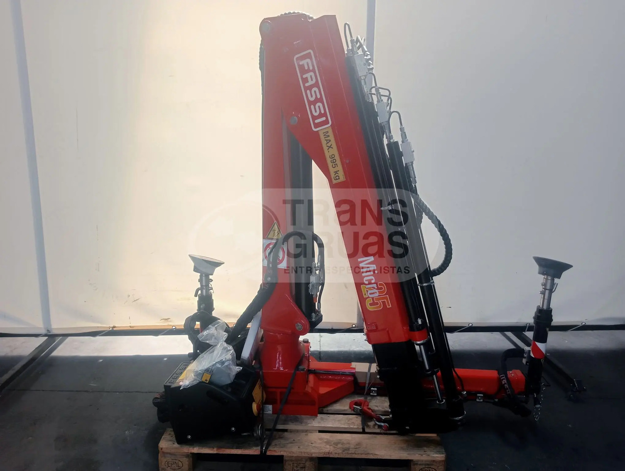 Grúa hidráulica Fassi micro M25A.13 Seminueva - Grue auxiliaire: photos 3 Grúa hidráulica Fassi micro M25A.13 Seminueva - Grue auxiliaire: photos 3