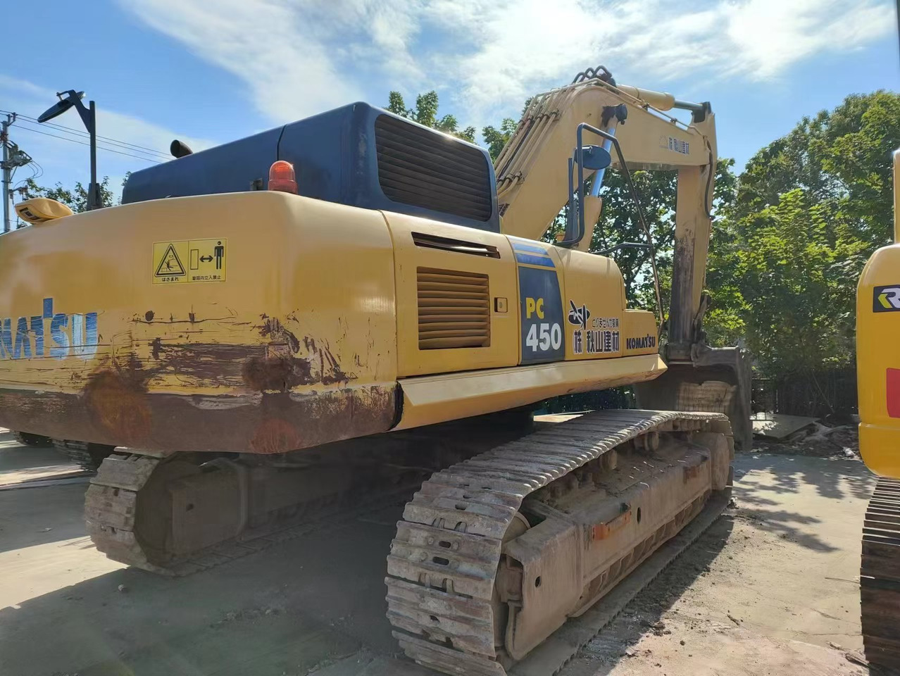 KOMATSU PC 450 - 8 ORIGINAL PAINT PC450-8 - Pelle sur chenille: photos 1 KOMATSU PC 450 - 8 ORIGINAL PAINT PC450-8 - Pelle sur chenille: photos 1