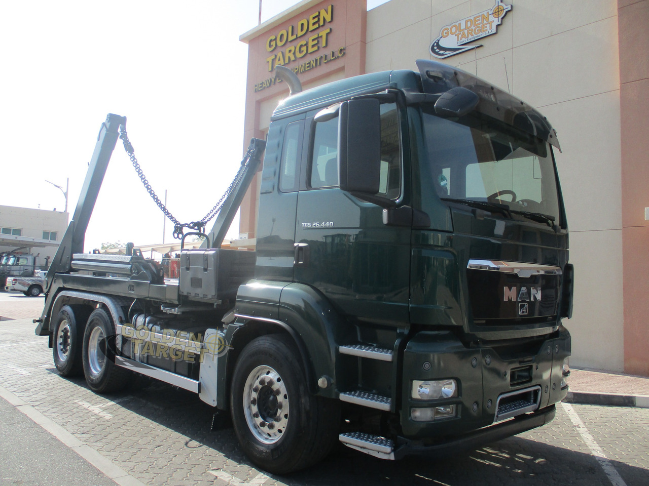 MAN TGS 26.440 6x2 Skip Loader - Camion multibenne: photos 1 MAN TGS 26.440 6x2 Skip Loader - Camion multibenne: photos 1