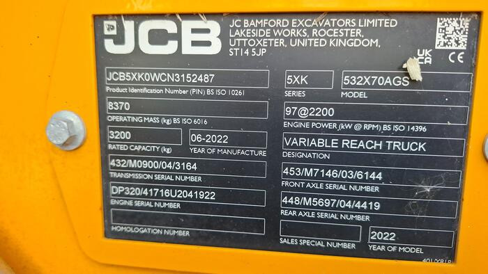JCB 532-70 Agri Super - Chariot télescopique: photos 4 JCB 532-70 Agri Super - Chariot télescopique: photos 4