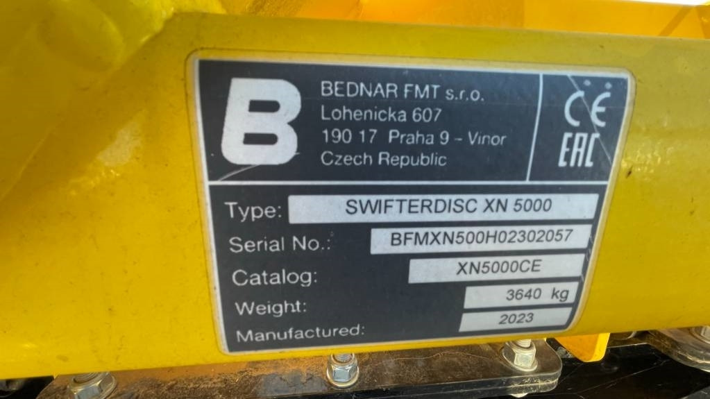 Bednar SwifterDisc XN 5000 - Cover crop: photos 2 Bednar SwifterDisc XN 5000 - Cover crop: photos 2