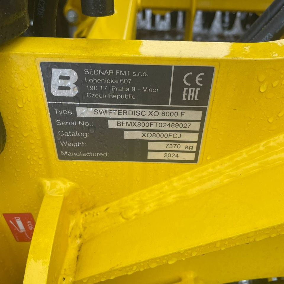 Bednar Swifterdisc XO 8000 F - Cover crop: photos 3 Bednar Swifterdisc XO 8000 F - Cover crop: photos 3