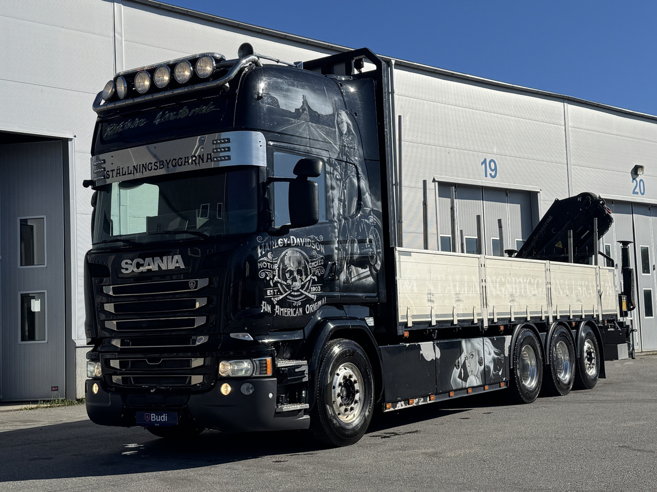 Kranbil Scania R520LB 8X4*4 | Palfinger 23T - Camion plateau, Camion grue: photos 1 Kranbil Scania R520LB 8X4*4 | Palfinger 23T - Camion plateau, Camion grue: photos 1