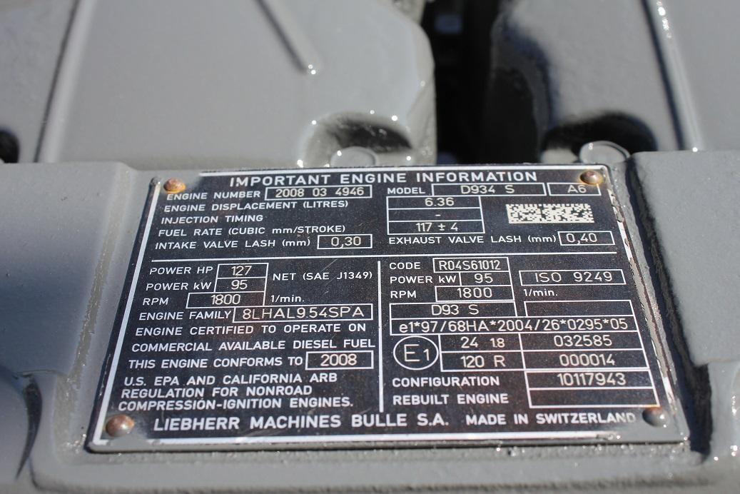Liebherr D 934 S A6 aus LH A900C LIT - Moteur pour Engins de chantier: photos 4 Liebherr D 934 S A6 aus LH A900C LIT - Moteur pour Engins de chantier: photos 4
