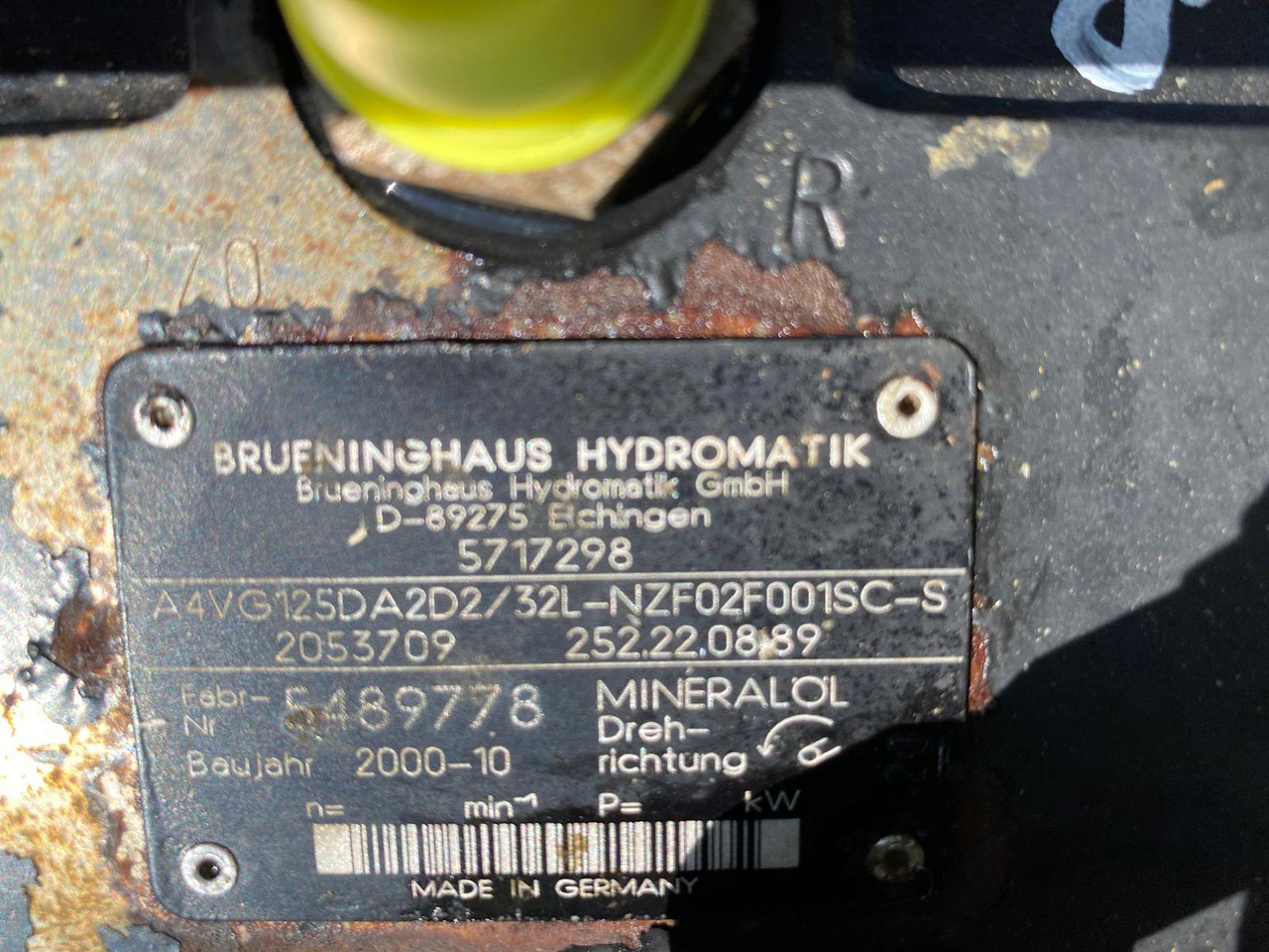 Liebherr PVG 350, A4VG 125 aus L 574 - Pompe hydraulique pour Engins de chantier: photos 5 Liebherr PVG 350, A4VG 125 aus L 574 - Pompe hydraulique pour Engins de chantier: photos 5