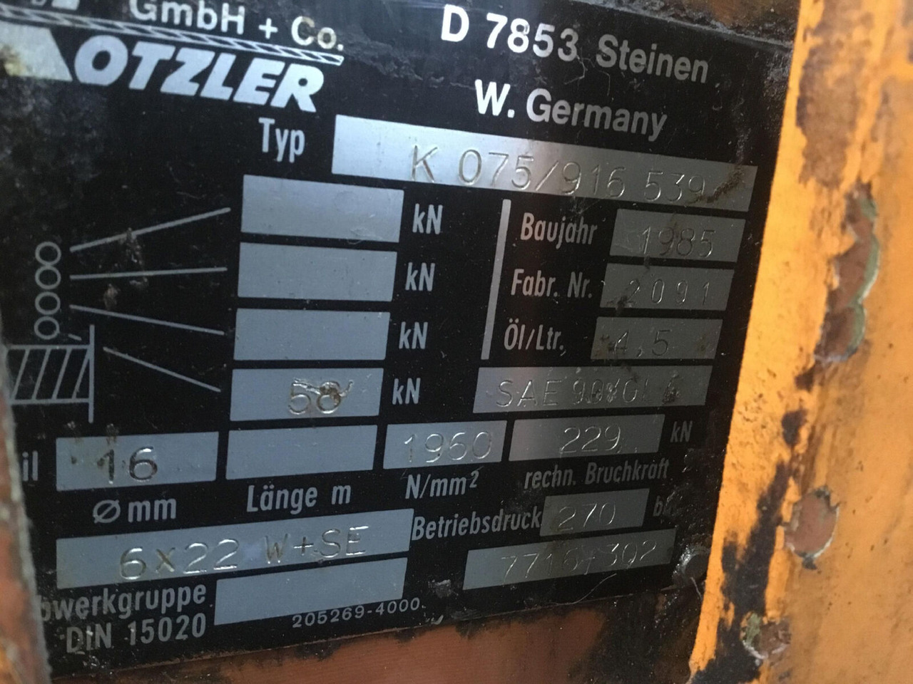 FAUN RTF 30 winch - Treuil pour Grue mobile: photos 4 FAUN RTF 30 winch - Treuil pour Grue mobile: photos 4