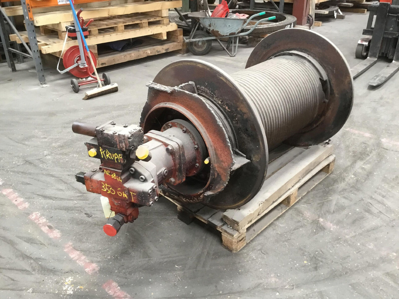 Krupp KMK 8350 winch - Treuil pour Grue mobile: photos 2 Krupp KMK 8350 winch - Treuil pour Grue mobile: photos 2