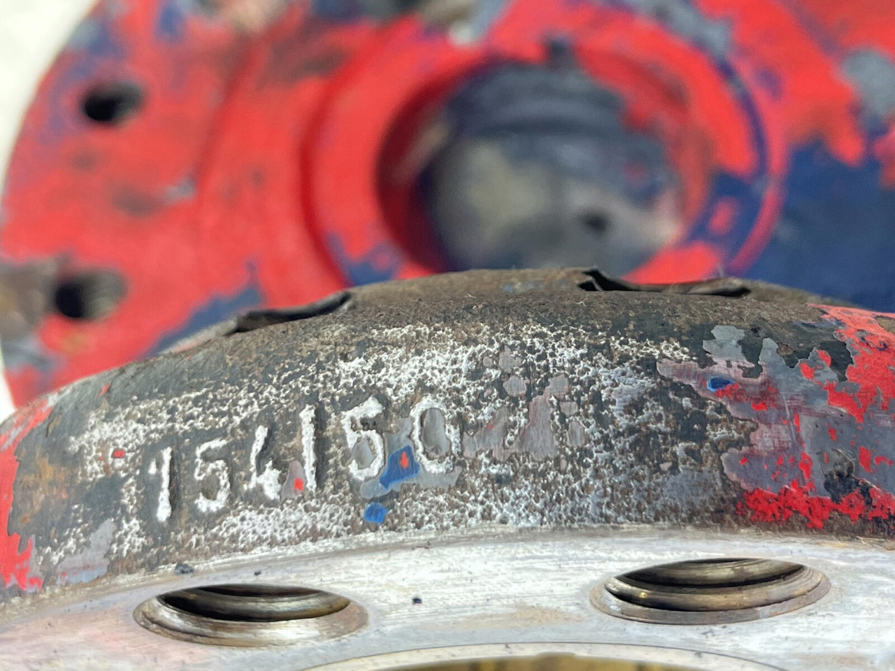 Fusée d'essieu pour Grue Liebherr LTM 1090 Steering knuckle 12 holes axle 3: photos 11