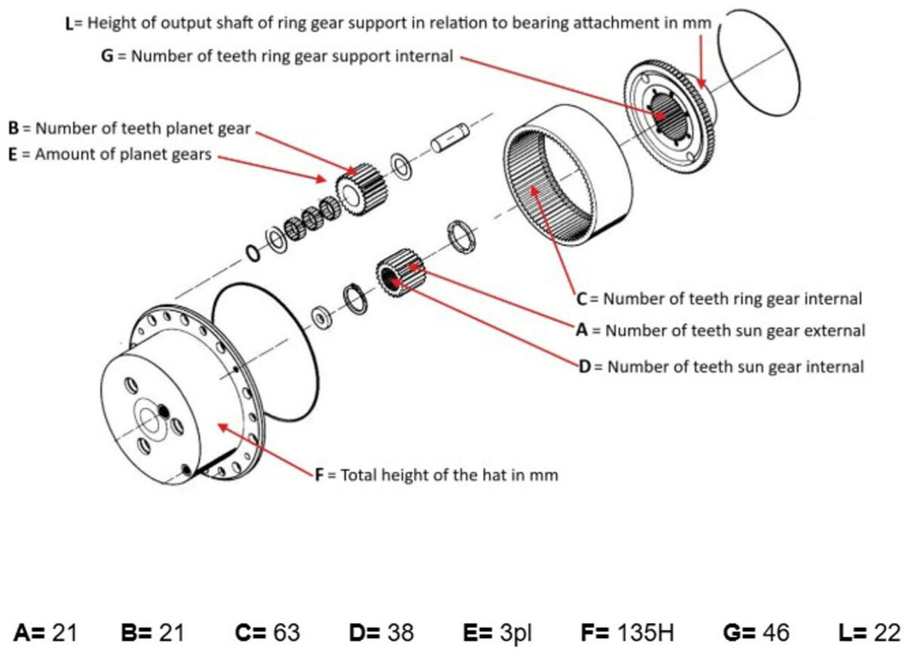 Moteur de translation pour Grue mobile P&H S35 planetary gear 21-21-63-38-3pl-H135-46: photos 8 Moteur de translation pour Grue mobile P&H S35 planetary gear 21-21-63-38-3pl-H135-46: photos 8