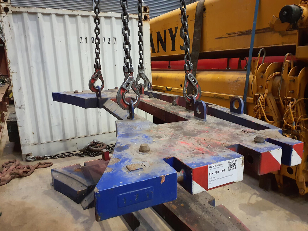 Terex AC 205 counterweight 1,7 ton - Contrepoids pour Grue mobile: photos 1 Terex AC 205 counterweight 1,7 ton - Contrepoids pour Grue mobile: photos 1
