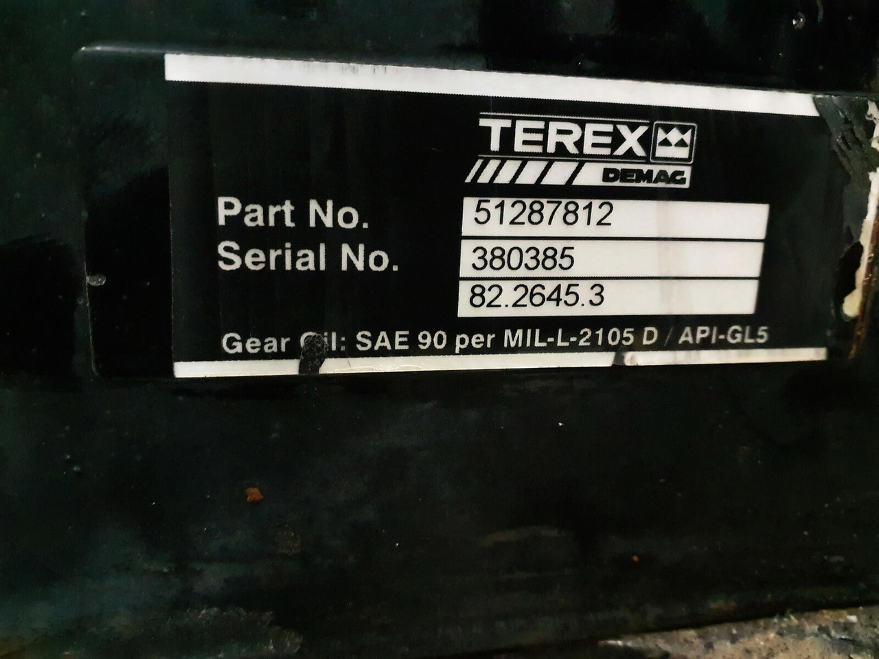 Terex AC 700 Axle 6 - Essieu et pièces pour Grue mobile: photos 5 Terex AC 700 Axle 6 - Essieu et pièces pour Grue mobile: photos 5
