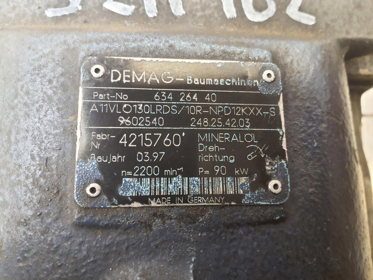 Terex AC 80 pump - Pompe hydraulique pour Grue: photos 5 Terex AC 80 pump - Pompe hydraulique pour Grue: photos 5