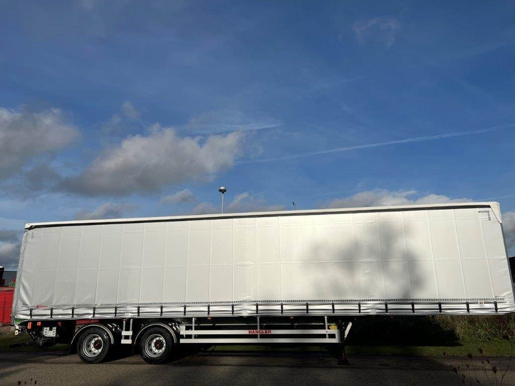 Semi-remorque rideaux coulissants Hangler 13,6 mtr 2 akslet city lift - 33 pallers: photos 6