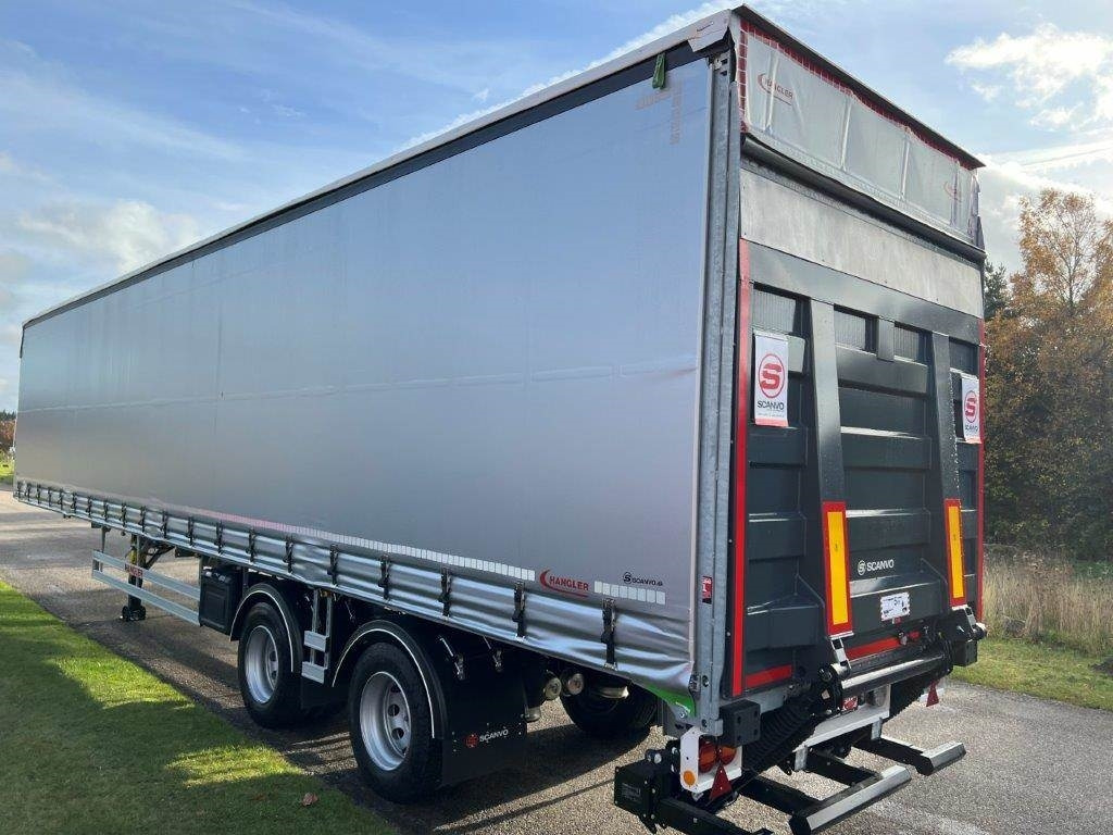 Hangler 13,6 mtr 2 akslet city lift - 33 pallers - Semi-remorque rideaux coulissants: photos 1 Hangler 13,6 mtr 2 akslet city lift - 33 pallers - Semi-remorque rideaux coulissants: photos 1