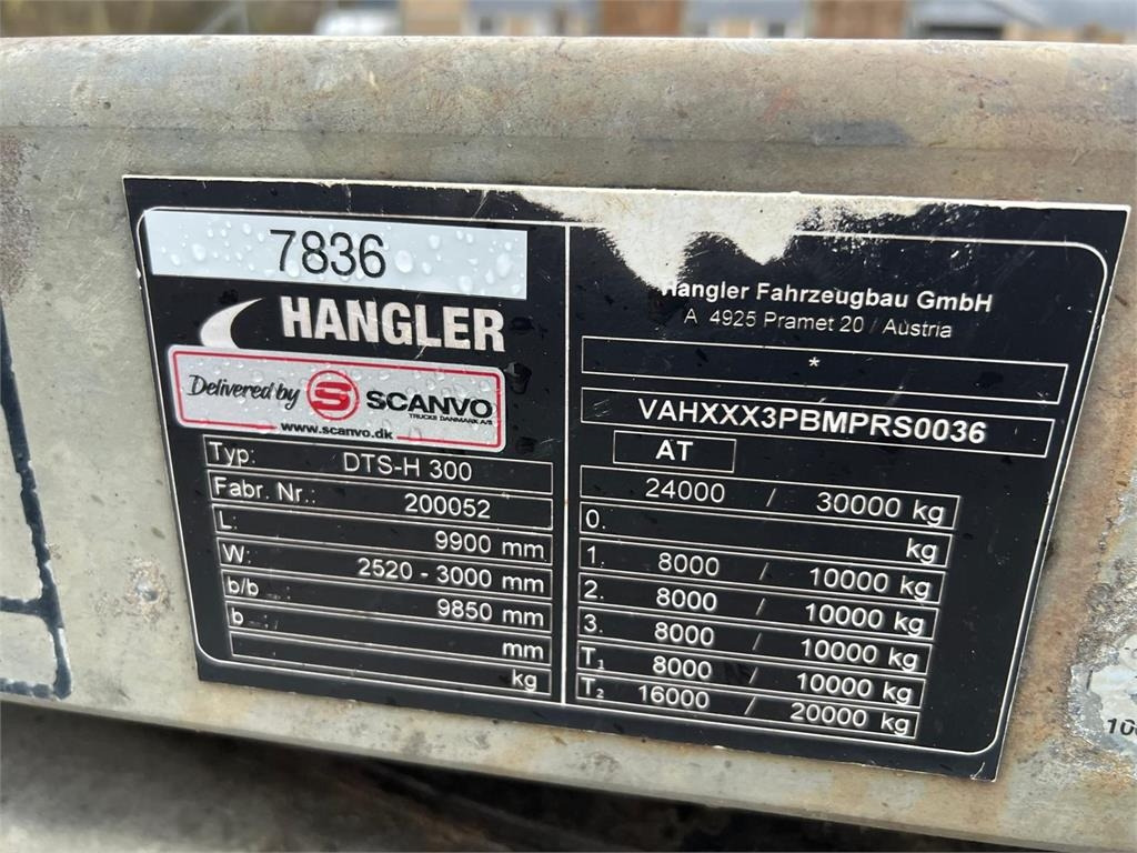 Remorque porte-engin surbaissée Hangler DTS-H 300P - 30-24 ton totalvægt: photos 8 Remorque porte-engin surbaissée Hangler DTS-H 300P - 30-24 ton totalvægt: photos 8