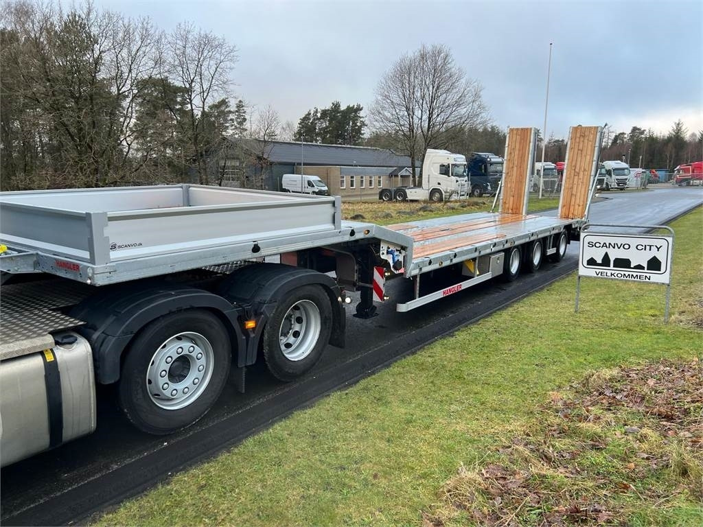 Hangler SDS-H 510-T 3-aks maskintrailer - dobbelt ramper - Semi-remorque surbaissé: photos 1 Hangler SDS-H 510-T 3-aks maskintrailer - dobbelt ramper - Semi-remorque surbaissé: photos 1