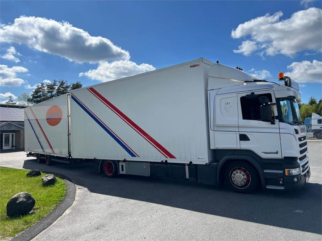 Scania R410 DB 4x2 MLB + tandem trailer 121m3 - Camion fourgon: photos 5 Scania R410 DB 4x2 MLB + tandem trailer 121m3 - Camion fourgon: photos 5