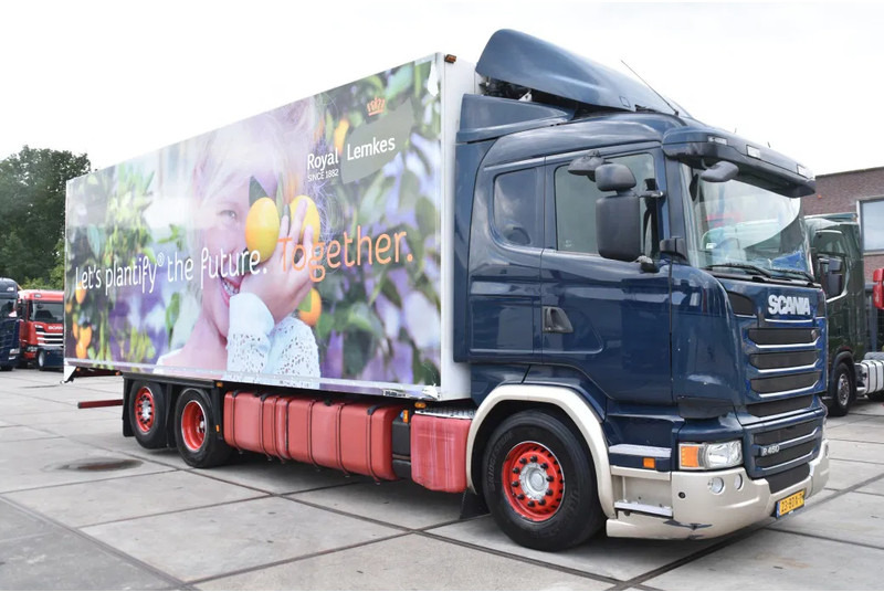 Scania R450 HL 6x2 + THERMO KING TS-300 - RETARDER - WHEELBASE: 510 CM - AIRCO - - Camion frigorifique: photos 1 Scania R450 HL 6x2 + THERMO KING TS-300 - RETARDER - WHEELBASE: 510 CM - AIRCO - - Camion frigorifique: photos 1