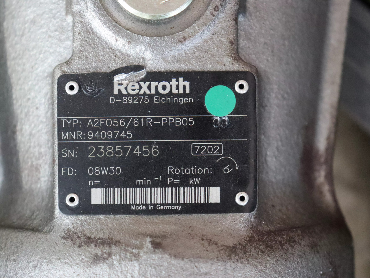 REXROTH A2FO56/61R-PPB05 - Pompe hydraulique pour Engins de chantier: photos 3 REXROTH A2FO56/61R-PPB05 - Pompe hydraulique pour Engins de chantier: photos 3