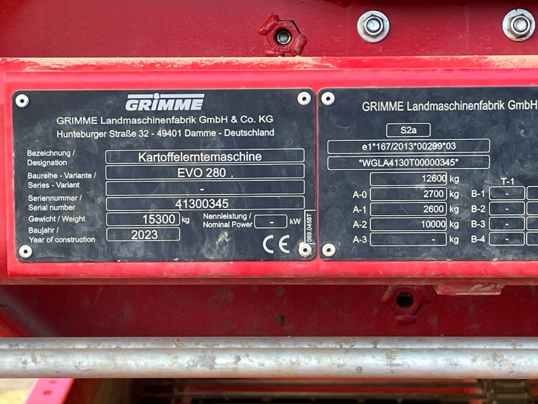 Matériel de récolte Grimme EVO 280 ClodSep: photos 35