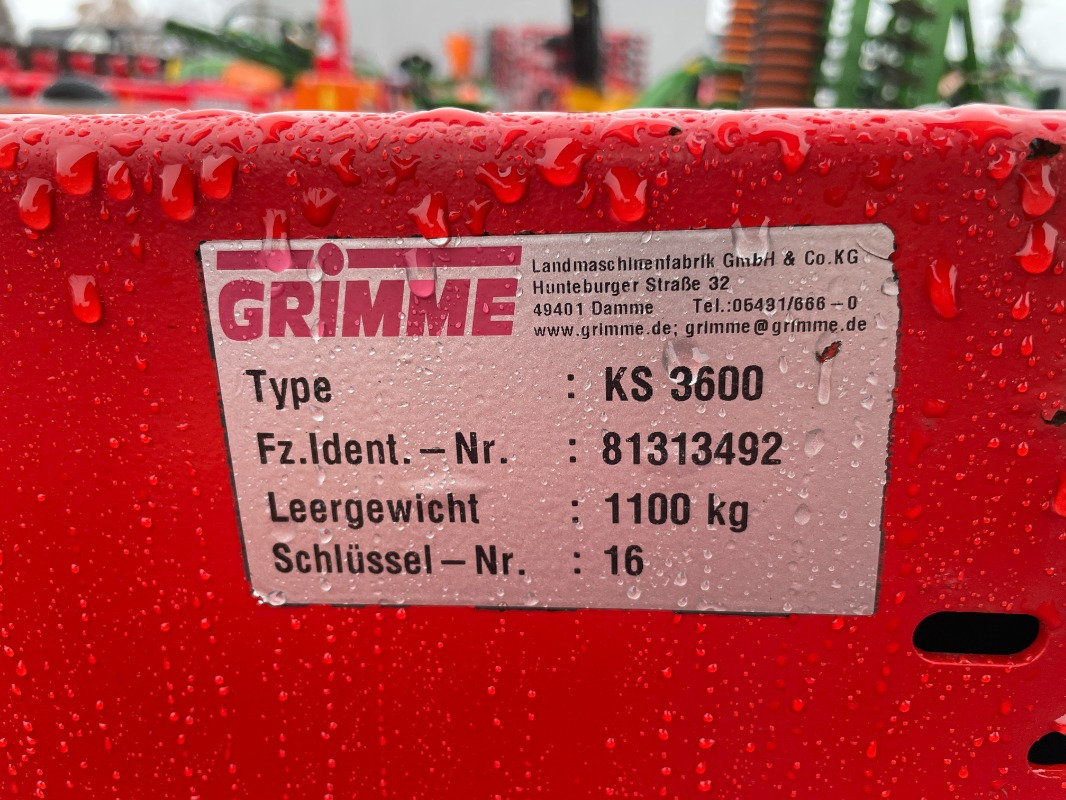 Grimme KS-3600 - Arracheuse de pommes de terre: photos 2 Grimme KS-3600 - Arracheuse de pommes de terre: photos 2