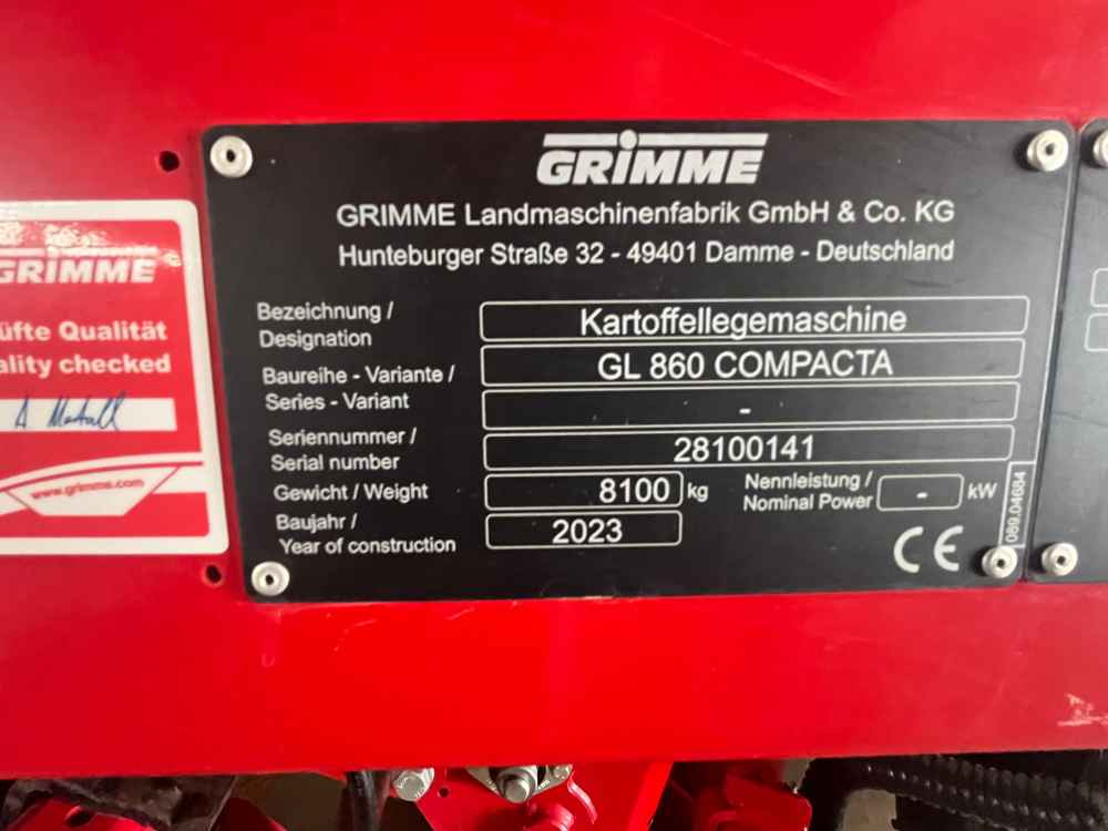 Grimme GL 860 COMPACTA - Matériel de récolte: photos 5 Grimme GL 860 COMPACTA - Matériel de récolte: photos 5